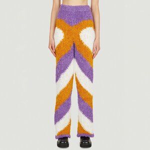 Marco Rambaldi Heart Pile Knitted Trousers Size Medium
